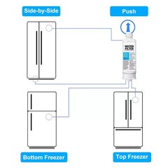 4 PACK Genuine Samsung DA97-17376B HAF-QIN/EXP REFRIGERATOR Water Filter US