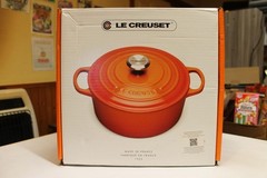 Le Creuset Signature Round Casserole/Oven 5.5 Qt. 10.25 In. Flint Oyster NEW ^