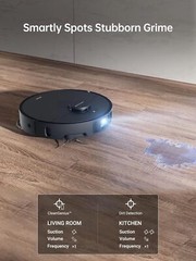 DREAME X40 Ultra Black Robot Vacuum 12000P Hands-Free Base｜Certified Refurbished