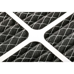 5-Micron Activated Carbon Outer Air Filter for Allergen/Odor Removal, Two Pack