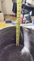 Heavy Thick 6lb French Hammered Copper Pot