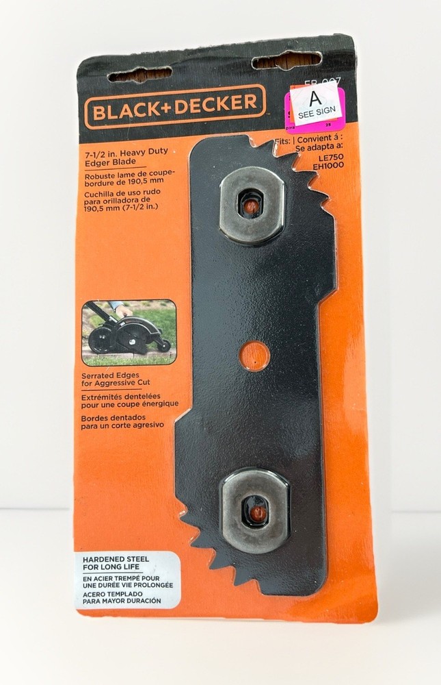 Black & Decker 7 1/2 In. Heavy-Duty Replacement Edger Blade For LE750. NEW