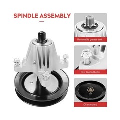42” Deck Rebuild Kit Fit for Cub Cadet LTX1040 LTX1042, 2 Spindle Assembli
