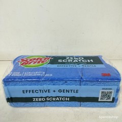 lot of 9 Scotch-Brite Zero Scratch 9PC Scrub Sponges (4.4in x 2.6in x 0.7in ea)