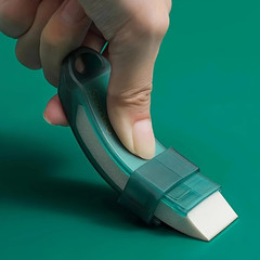 1pc Green Reusable Rust & Lime Stain Remover Cleaning Eraser Tool – NEW