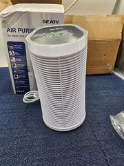Sejoy Air Purifier 3-Stage Filtration 120V 60Hz For Table And Desktop