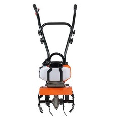 VEVOR Tiller Cultivator Gas Powered 43CC 2-Stroke Garden Cultivator Lawn Garden