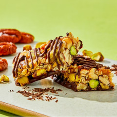 bettergoods Dark Chocolate Pistachio & Pecan Nut Bars, 1.4 oz Bars (5 Count)