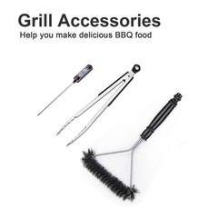 Grill Cover 7130 for Weber Genesis II & Genesis 300 Series 3 Burner with Brush