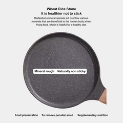 Crepe Pan, Nonstick Frying Pan Skillet, Omelette Pan with Heat-Resistant Hand…