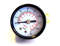 2 AIR PRESSURE REGULATORS WITH GAUGE 160 PSI MAX HOSE COMPRESSOR INLINE TOOL