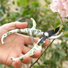 Garden Pruning Shears SK5 Black Blade Curved Straight Stainless Scissors
