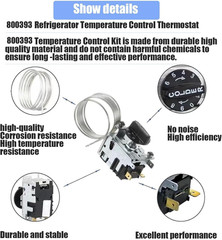 TRUE Upright Refrigeration Thermostat Temp control 800306 831932 800393 Air Kit