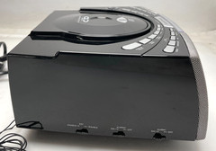 Wedge A4116 CD Player USB SD AM/FM Alarm Clock Radio Tested w/ Remote & AM ant.