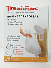 TrashRac Refill Bags 87072 Sacs For 5 Gallon Frame – 72 Count