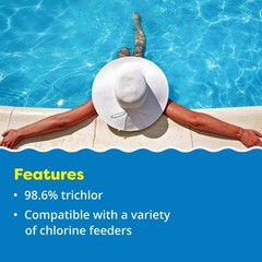 In The Swim 1 Inch Stabilized Chlorine Tablets for Pools (10, 25, 50 lbs)