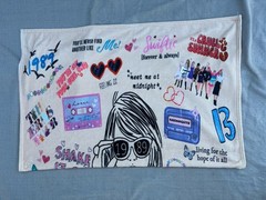 Taylor Swift Eras Tour Fleece Lightweight Throw Blanket 41” X 52”
