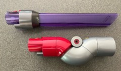 Dyson Newest Tools – Illuminated Light Pipe Crevice Tool & Low Reach Adapter New