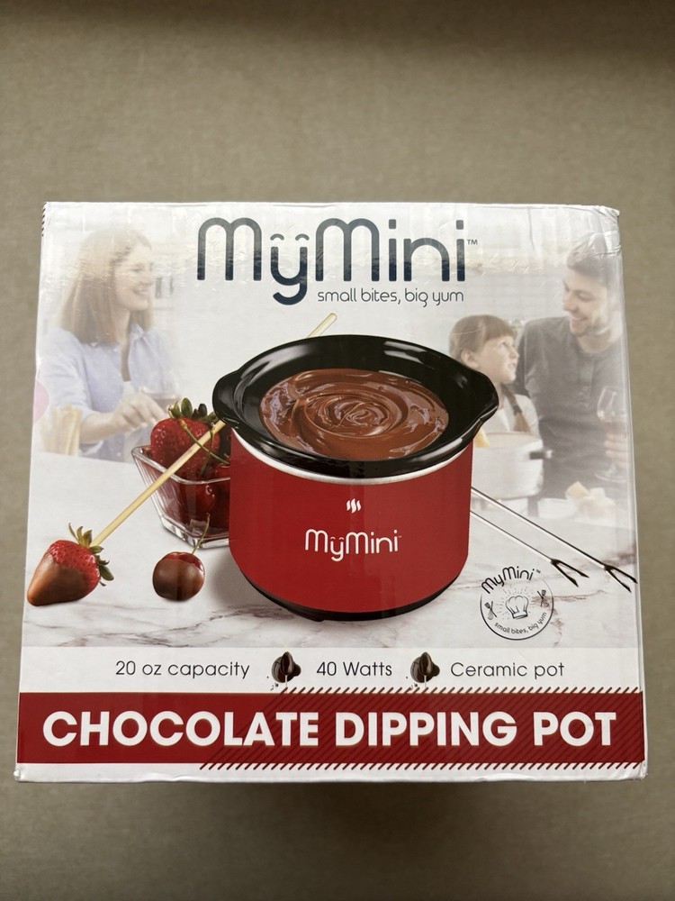 My Mini Chocolate Dipping Pot 20 Oz Capacity 40 Watts 120 Volts 60 Hz Ceramic