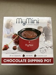 My Mini Chocolate Dipping Pot 20 Oz Capacity 40 Watts 120 Volts 60 Hz Ceramic