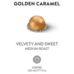 Nespresso Vertuoline Golden Caramel Coffee, 100 Pods 7.77 OZ BULK/LOOSE 06/30/26