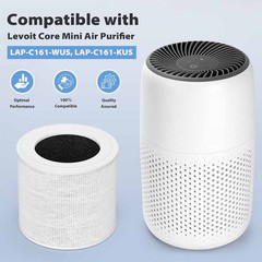 1-2X Core Mini Replacement True HEPA Filter for LEVOIT Core Mini Air Purifier US