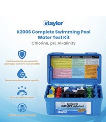 Open Box, Unused Taylor K-2006 Complete FAS-DPD Pool Spa Water Test Kit.