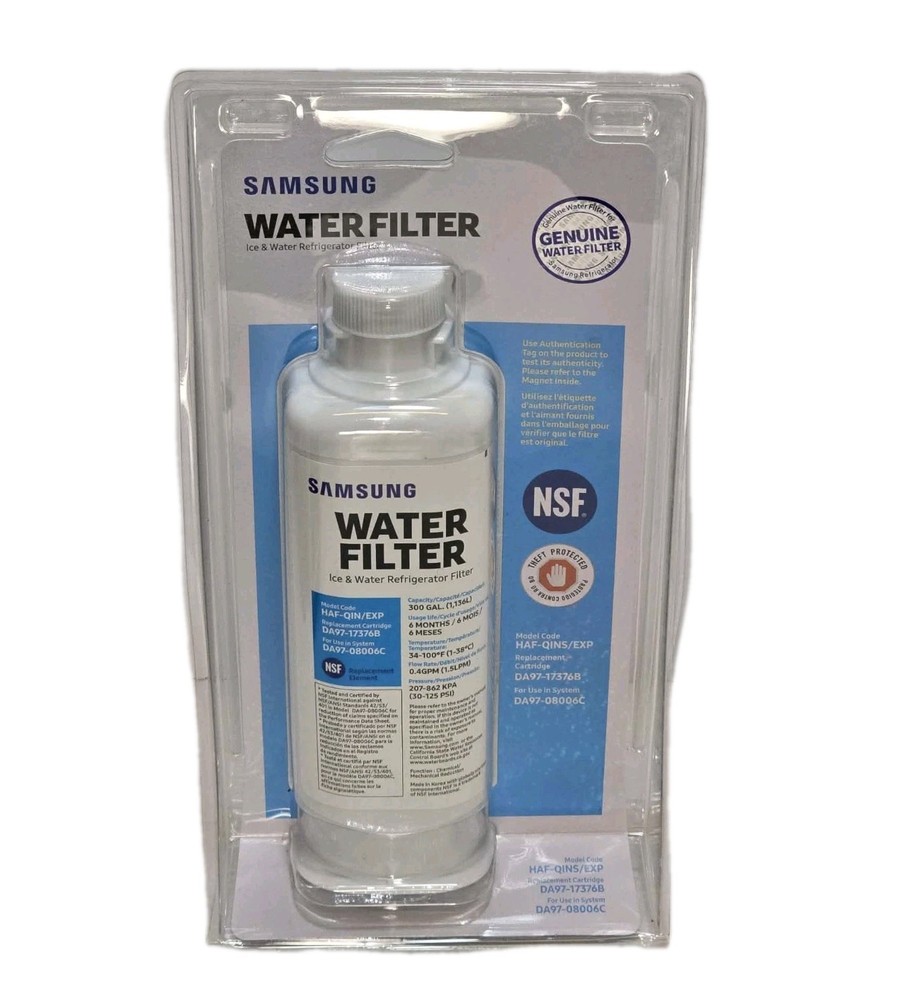 Samsung Genuine DA97-17376B ~ HAF-QIN/EXP REFRIGERATOR Water Filter New Sealed
