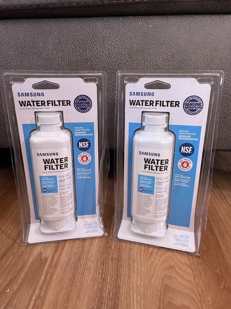2x Samsung Genuine HAF-QINS/EXP Water Filters Samsung Refrigerators DA97-08006C