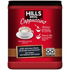 Hills Bros. Cappuccino Mix–Rich, Frothy 16 Ounce (Pack of 1)
