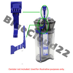 Dyson UP13 UP20 UP30 DC65 DC66 Canister Handle RELEASE PUSH BUTTON w/ LATCH Blue