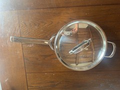 Wolf Professional Gourmet Stainless Steel 3.5Qt Saute Pan 7-Ply W/Lid