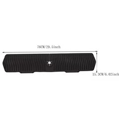 Foldable Silicone Sink Faucet Mat, Self-Draining, 29.5 x 6.02 in
