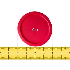 Replacement Lid for Pyrex 1-CUP Storage Cover 4″ Bowl 7202-PC Red (10-Pack)