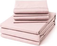 4/6 Piece Soft Microfiber Sheet Set Deep Pocket Bedding Easy Care – ClevaHome