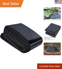Durable 20 Mil 10 x 13 FT Fish Pond Liner – UV & Puncture Resistant for Outdoors