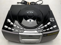Wedge A4116 CD Player USB SD AM/FM Alarm Clock Radio Tested w/ Remote & AM ant.