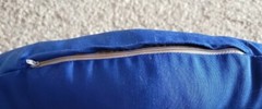 Klear Vu Easy Care Outdoor XL Chair Cushion in Marine Blue