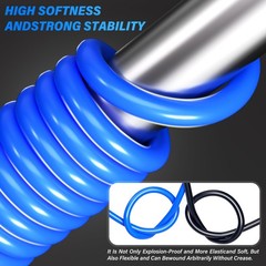 TAILONZ PNEUMATIC Blue 6mm OD 4mm ID Polyurethane PU Air Hose Pipe Tube Kit 1…
