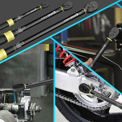 1/4 3/8 1/2-Inch Drive Torque Wrench, 5 Pcs Click Torque Wrench Set, 20-240In.Lb