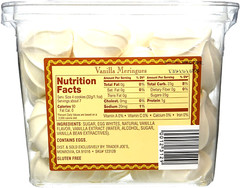 4 Packs Trader Joe’s Vanilla Meringues Cookies Fat Free 7.75 oz Each Pack