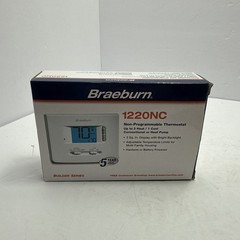 Braeburn 1220NC Non-programmable Thermostat 2 Stages 18 to 30vac – White