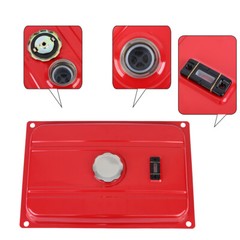 7 Gallon Iron Fuel Gas Tank Petcock Filter Gauge Cap fit for Generator EC6500