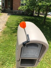 Mail Alert – Mail Flag – Mailbox Alert – FOR STEP2 STYLE MAILBOXES AS SHOWN- NEW