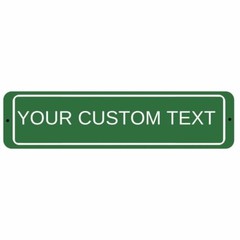 Custom Personalized Aluminum Street Sign Outdoor Indoor Great Gift for Everyone