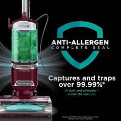 Shark Detect Lift-Away Upright Vacuum Pet-pro PowerFins Self-Cleaning Brushroll