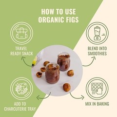 2 Packs Sunny Fruit USDA Organic Sun Dried Figs 40 oz Each Pack, Total 5 lb