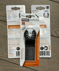 RIDGID JobMax 1-1/4 in. Japanese Tooth Multi-Tool Blade A24JM31 Wood Universal
