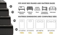8″10″12″14 Twin Full Queen King Size Mattress in a Box Hybrid Spring Memory Foam