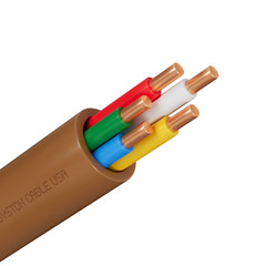 Syston 18/5 Thermostat HVAC Wire 100% Solid Copper CL3R/FT4/CMR (Riser-Rated)